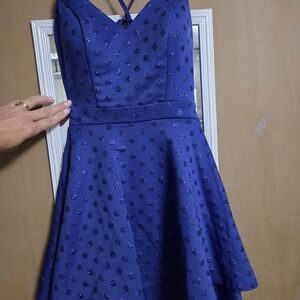 City Triangles Royal Blue High Low Dress